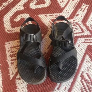 Black Chacos size 8. Great condition! Lots of life left in them!